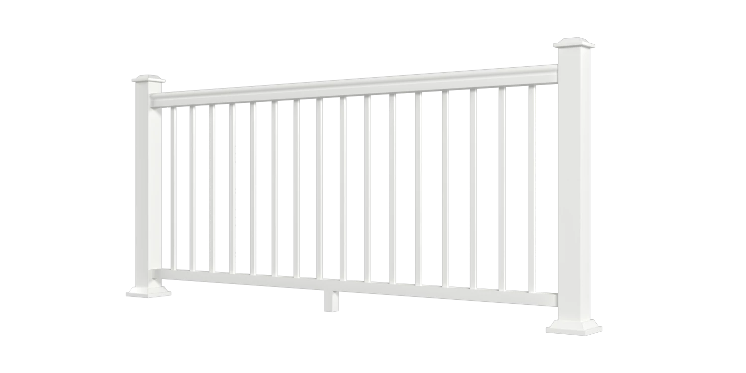 Baluster Railing White products railings-systems baluster-railing baluster-railing-white  