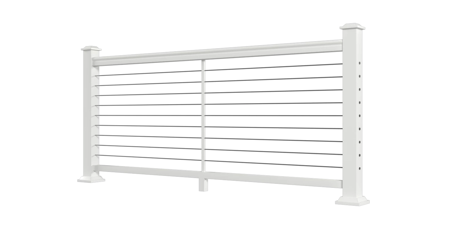 Cable Railing White products railings-systems cable-railing   