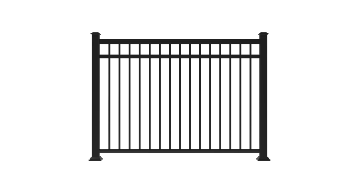 54″ Mid-Rail Fence System products railings-systems baluster-railing 54-mid-rail-fence-system  