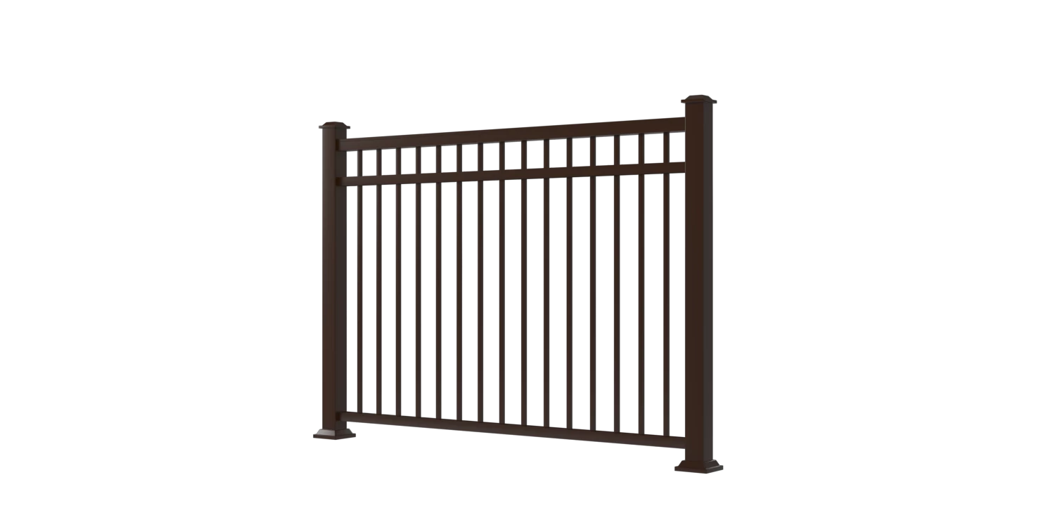 54″ Mid-Rail Fence System products railings-systems baluster-railing 54-mid-rail-fence-system  