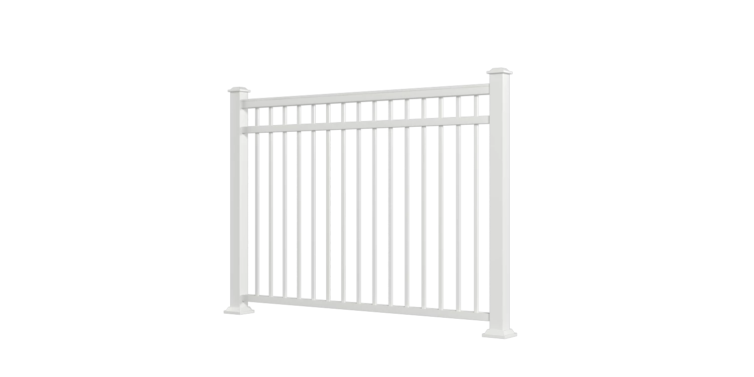 54″ Mid-Rail Fence System products railings-systems baluster-railing 54-mid-rail-fence-system  