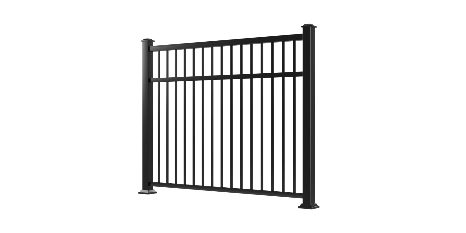 Aluminum Fencing Black products railings-systems baluster-railing aluminum-fencing-black  