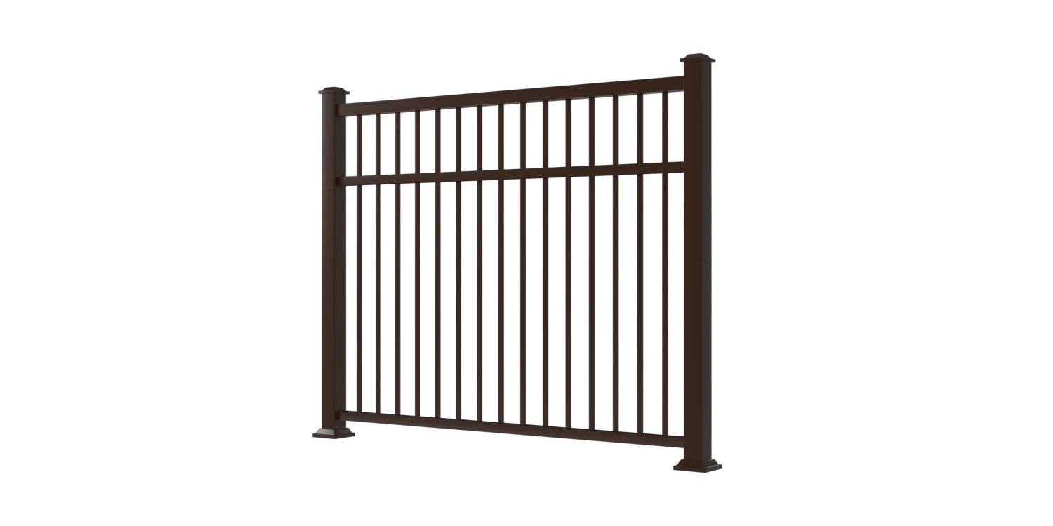 Aluminum Fencing Bronze products railings-systems baluster-railing aluminum-fencing-bronze  