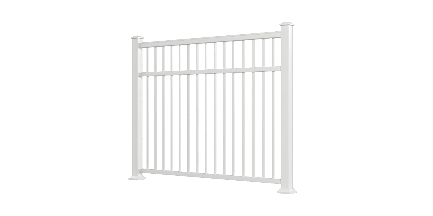 Aluminum Fencing White products railings-systems baluster-railing aluminum-fencing-white  