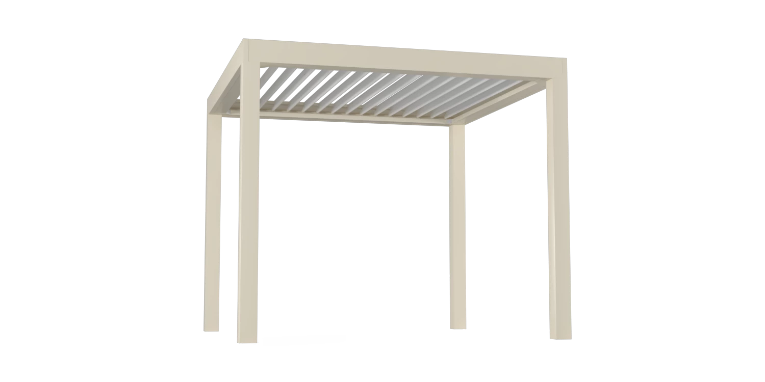 Pergola Pivot 6 – Beige White products pergola-x pivot-6 pergola-pivot-6-beige-white  