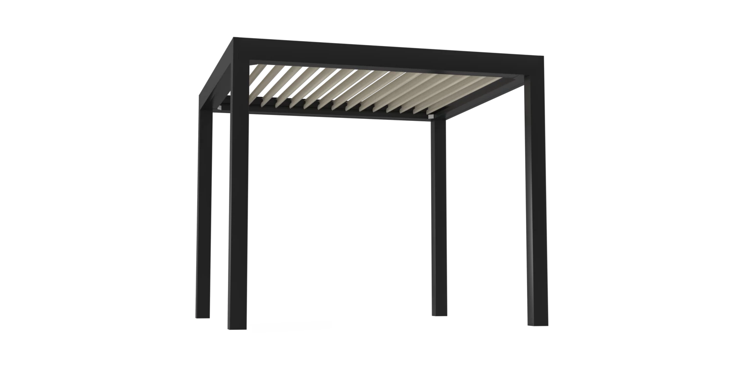 Pergola Pivot 6 – Black Beige products pergola-x pivot-6 pergola-pivot-6-black-beige  