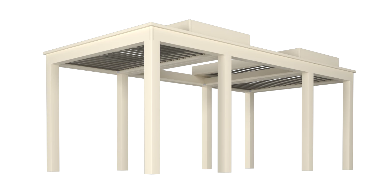 Pergola Pivot 6 Slide – Beige Grey products pergola-x pivot-6-slide pergola-pivot-6-slide-beige-grey  