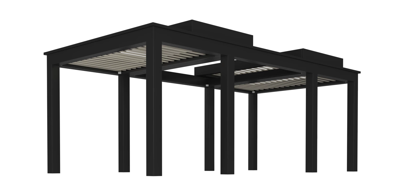 Pergola Pivot 6 Slide – Black Beige products pergola-x pivot-6-slide   