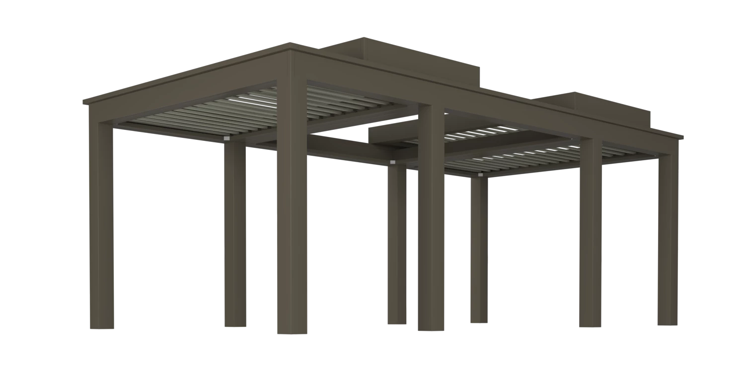 Pergola Pivot 6 Slide – Bronze Adobe products pergola-x pivot-6-slide pergola-pivot-6-slide-bronze-adobe  