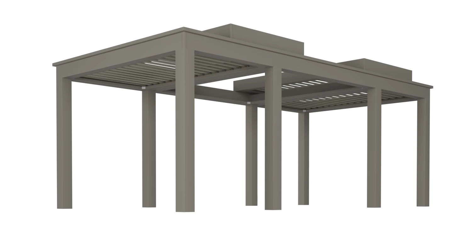 Pergola Pivot 6 Slide – Grey Adobe products pergola-x pivot-6-slide pergola-pivot-6-slide-grey-adobe  