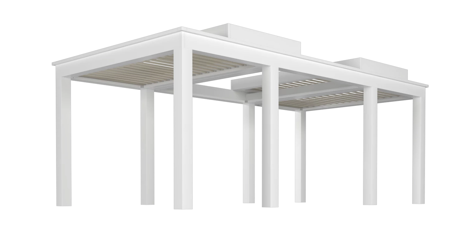 Pergola Pivot 6 Slide – White Beige products pergola-x pivot-6-slide   