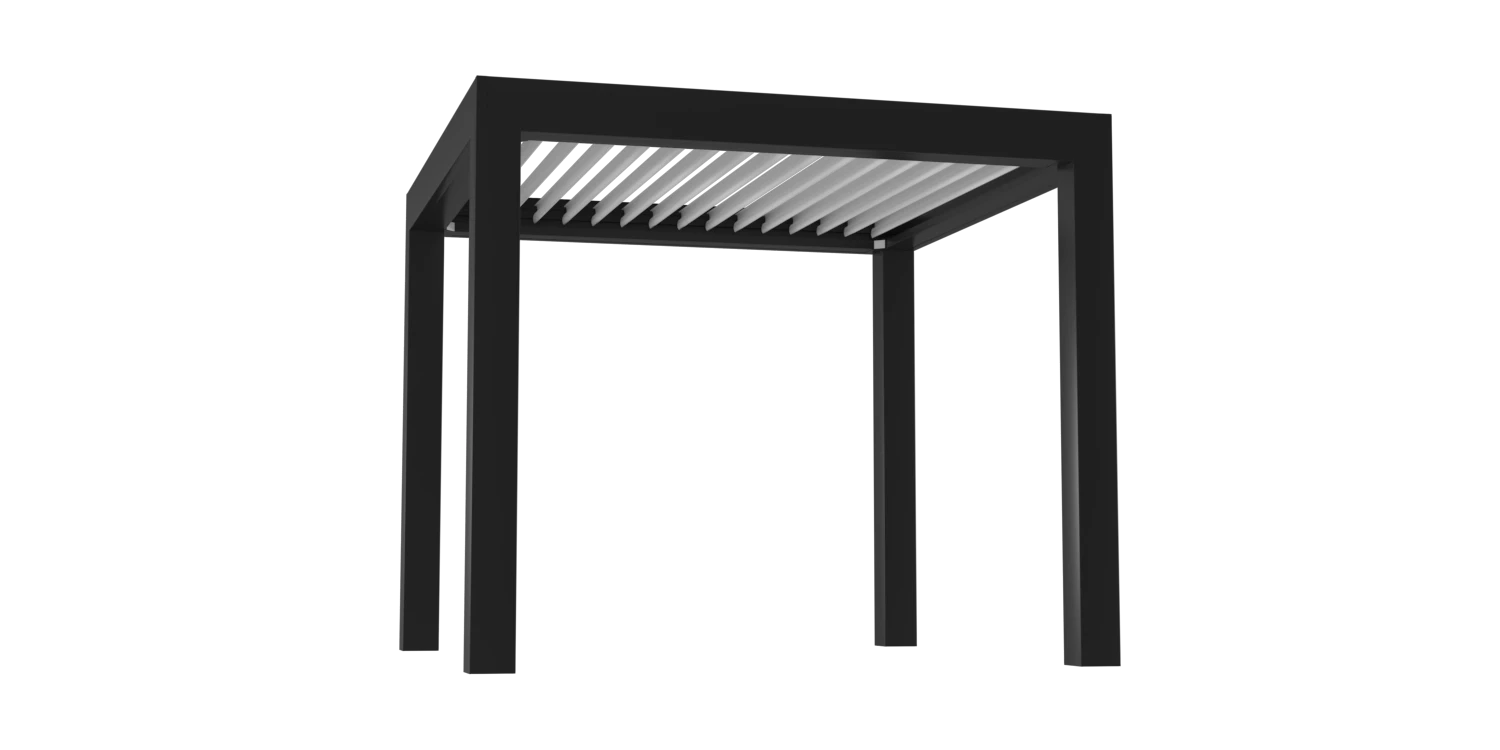 Pergola Pivot 6 XL – Black White products pergola-x pivot-6-xl pergola-pivot-6-xl-black-white  