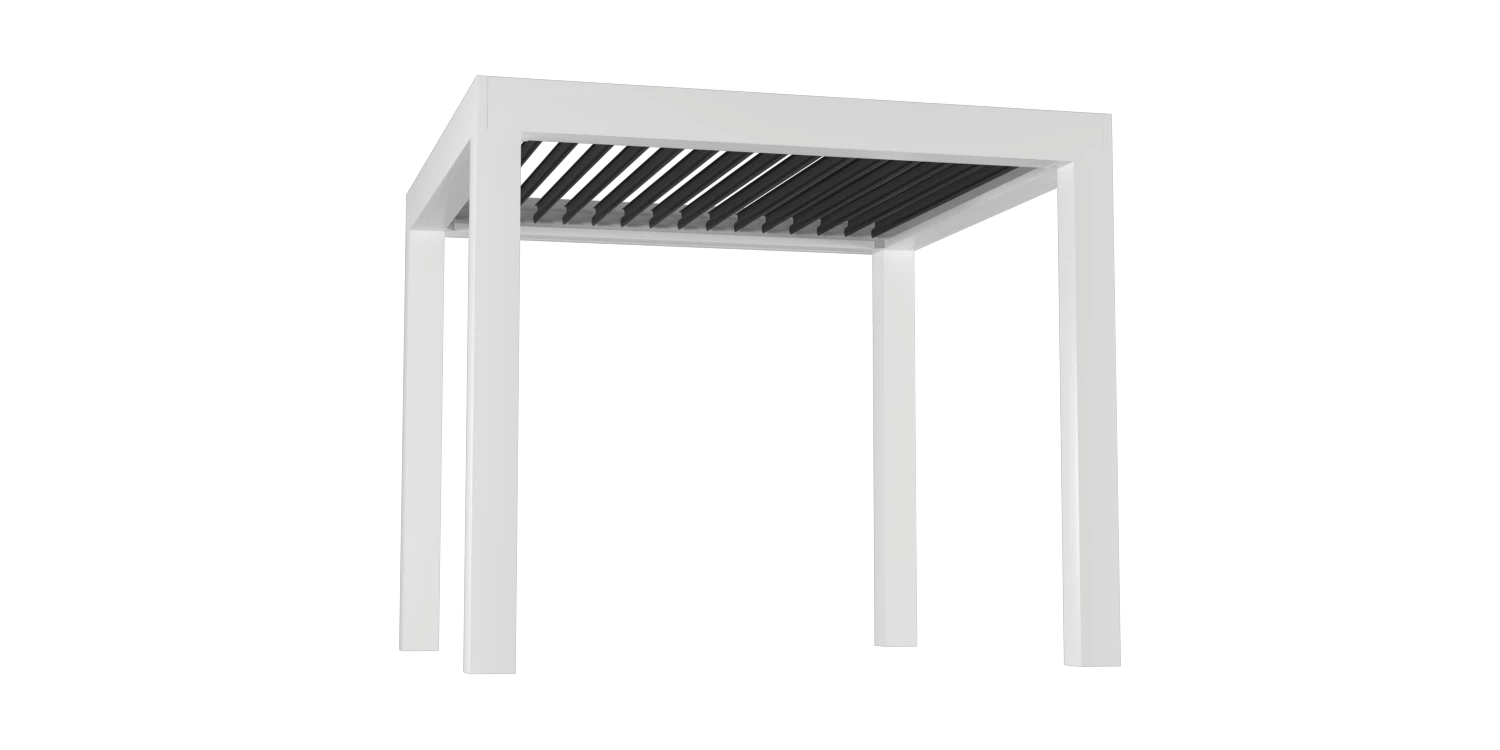 Pergola Pivot 6 XL – White Black products pergola-x pivot-6-xl pergola-pivot-6-xl-white-black  