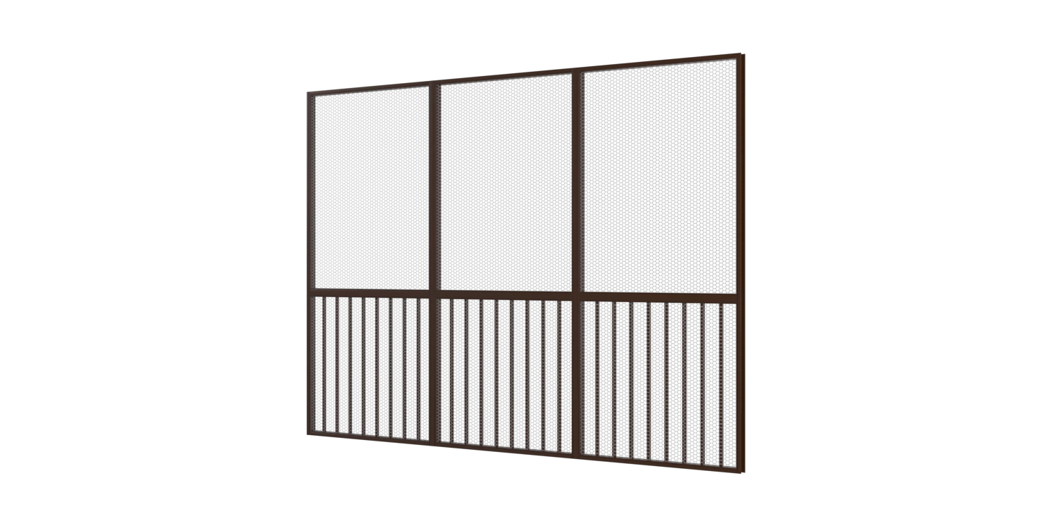 6′ x 42″ Screen Rail Panel products screen-rail 6-x-42-screen-rail-panel   