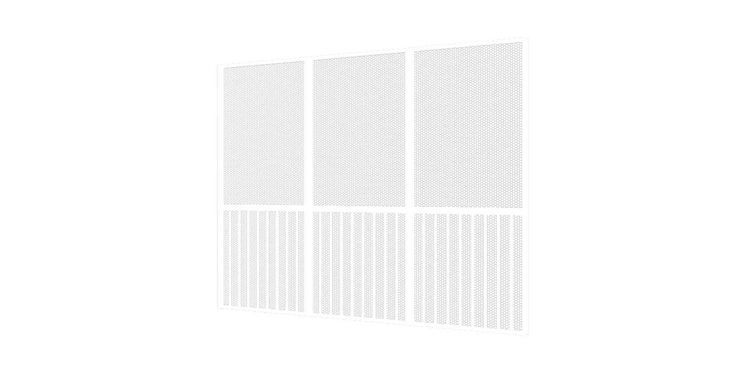 6′ x 36″ Screen Rail Panel products screen-rail 6-x-36-screen-rail-panel   