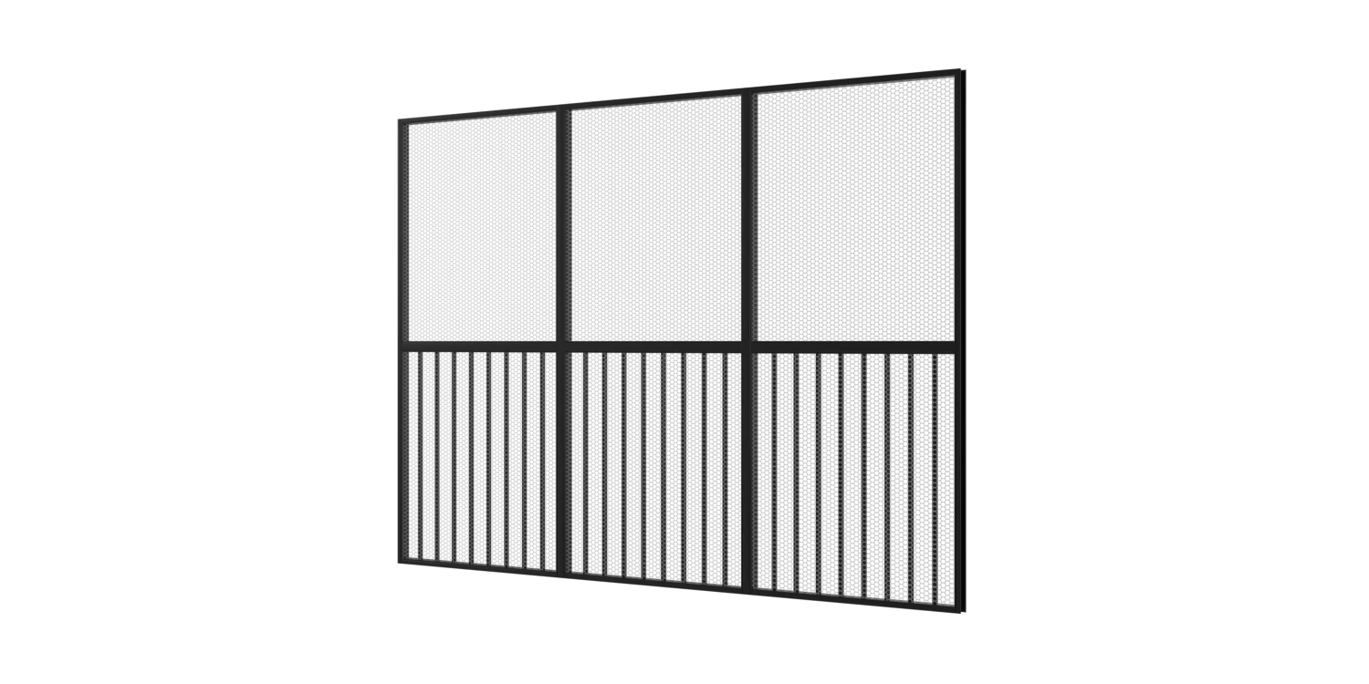 6′ x 42″ Screen Rail Panel products screen-rail    